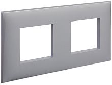 Рамка универсальная DKC Avanti 2-м. закаленная сталь картинка